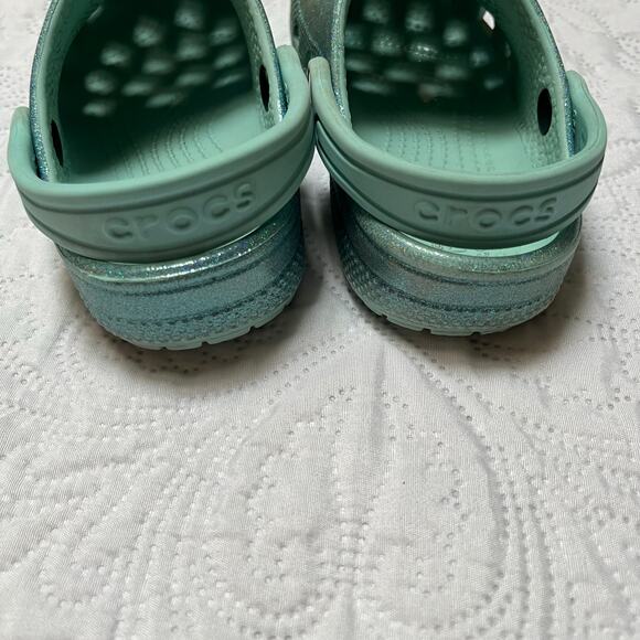 Crocs Classic Glitter Clogs Size 11 - Picture 7 of 8